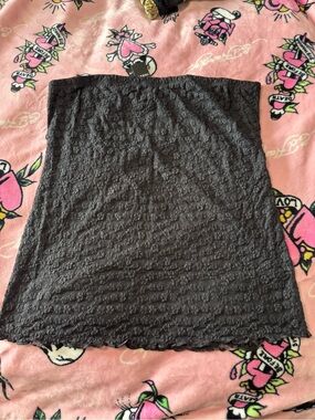 TORRID Black Lace Tube Top